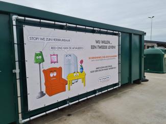 nieuw geefpunt op recyclagepark